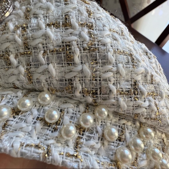 NWT Maison Michel/Chanel Inspired Tweed Beret - Picture 10 of 10